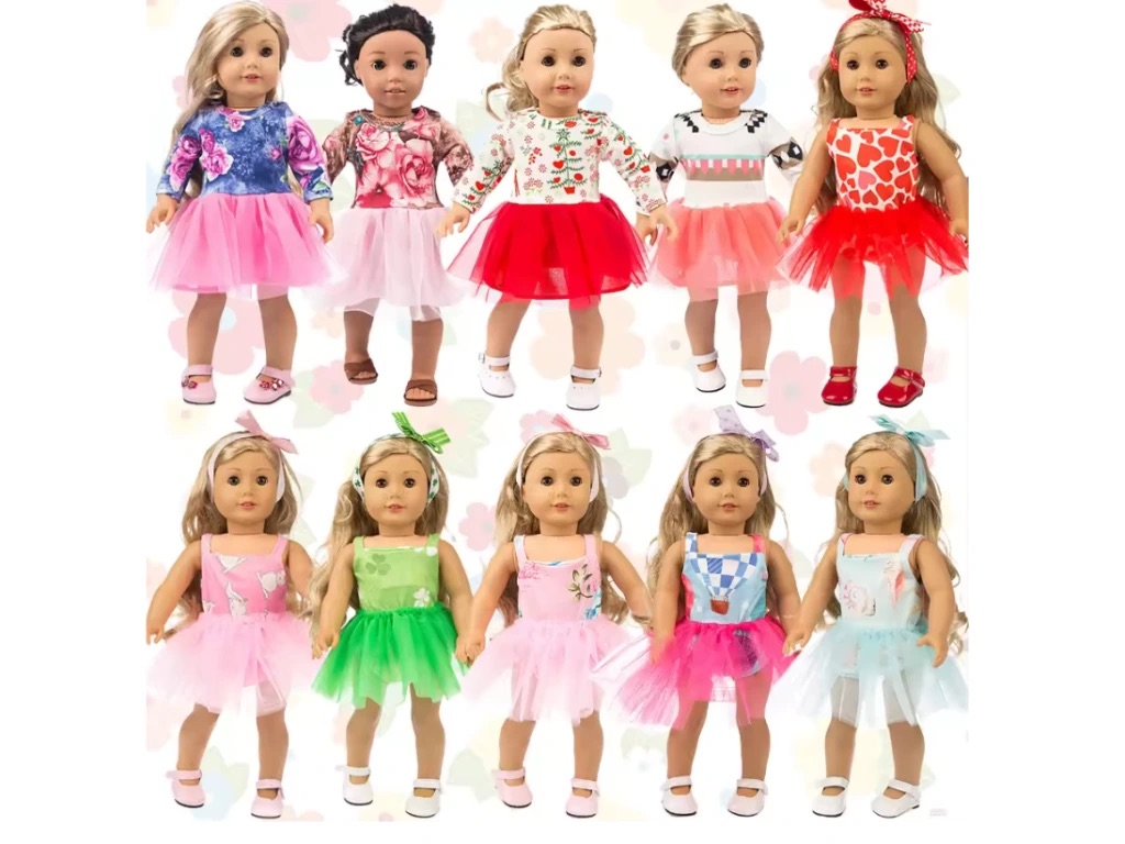 Šaty pro American girl a Baby Born 43-45 cm